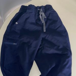 Figs womens high waisted Zamora jogger scrub pants size Small Petite